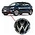 Emblema Logomarca VW Grade T-Cross Cromado/Preto - Imagem 1