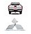 Emblema Logo Mitsubishi Cromado Traseiro Triton 2007-2016 - Imagem 1