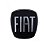 Emblema FIAT Preto Maç Tampa Tras Strada (Aplique Injetado) - Imagem 1