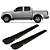 Estribo Frontier 2008 a 2016 em aluminio Preto Personal - Imagem 1