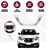 Moldura Cromada grade Nissan Kicks 2017 a 2021 - Imagem 1