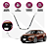 Moldura Cromada grade Nissan Kicks 2022 a 2024 - Imagem 1