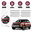Aplique cromado grade T-Cross 2019 a 2022 - 16 peças - Imagem 1