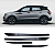 Friso VW T-Cross com emblema preto pintado cor cinza platinum - Imagem 1