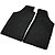 Tapete Saveiro G5-G6-G7 cabine simples moldado 2 peças preto - Imagem 3