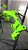 Tinta Fluorescente Néon/Luminosa/Fluor Poliéster Verde Efeito Marca Texto - Imagem 4