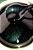 Tinta Preto com Pérolas Verde Poliéster - Imagem 1