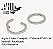 Argola clicker Cravejada titânio - modelo 01 - Imagem 1