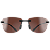 Óculos Bex Sunglasses JAXYN X Black / Brown / Silver - Imagem 2