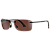 Óculos Bex Sunglasses LEGOLAS Black / Brown / Silver - Imagem 1