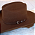 Chapéu Ariat 3X Chocolate Wool A7520647 Marrom - Imagem 4