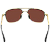 Óculos Bex Sunglasses MACH Matte / Gold / Brown S115MGB - Imagem 3