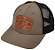 Boné Bass Pro Shops Leather Patch Mesh-Back Cap - Olive/Black - Imagem 1