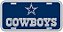 Placa NFL Dallas Cowboys - Imagem 1