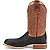 Bota Justin Boots Moseley Black Full Quill Ostrich #JE5173 - Imagem 2