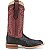 Bota Justin Boots Chisolm Black Full Quill Ostrich #JE8171 - Imagem 3