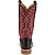 Bota Justin Boots Chisolm Black Full Quill Ostrich #JE8171 - Imagem 5