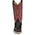 Bota Justin Boots Chisolm Black Full Quill Ostrich #JE8171 - Imagem 6
