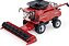 Miniatura Colheitadeira Case Axial-Flow 9250 Usual Brinquedos Pneus Emborrachados Escala 1/42 - Imagem 4
