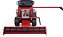 Miniatura Colheitadeira Case Axial-Flow 9250 Usual Brinquedos Pneus Emborrachados Escala 1/42 - Imagem 6