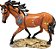 Estatueta Cavalo De Indio - Imagem 1