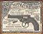 Placa Decorativa Smith Wesson - Imagem 1