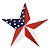 Estrela Decorativa Metal Americana 12" 87-1105-0-0 - Imagem 1
