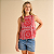 Natural Reflections Bandana Print Tank Top Salsa - Imagem 1