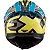 Capacete Texx Raptor Azul Vermelho Amarelo + Viseira Fumê de Brinde - Imagem 5