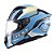 Capacete Texx Flag Argentina c/Oculos Interno Solar - Imagem 3