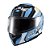 Capacete Texx Flag Argentina c/Oculos Interno Solar - Imagem 6