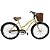Bicicleta Beach Retrô Aro 26 Vintage Bege - Imagem 1