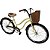 Bicicleta Beach Retrô Aro 26 Vintage Bege - Imagem 2