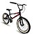 Bicicleta Mônaco Cross Ride 2022 aro 20 Reforçada - Preto e Vermelho - Imagem 1