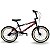 Bicicleta Mônaco Cross Ride 2022 aro 20 Reforçada - Preto e Vermelho - Imagem 2