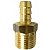 NIPLE PARA MANGUEIRA LATÃO 1/2" NPT MACHO X 3/8" BICO DE MANGUEIRA - Imagem 1