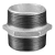 Niple Duplo De Aço Galvanizado 3/4 Bsp Fêmea - Imagem 1