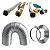 Kit Instalação Aquecedor 1/2 X1/2 ,flex30cm,duto60mmx(1M até 5M) - Imagem 1