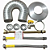 Kit  Aquecedor 3/4" x 1/2" , flexivel 40cm, duto 90mm x (1,00 à 3,00metros). - Imagem 1