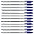 Caneta Esferográfica Cis Spiro Pro Azul Caixa Com 12 Unidades - Imagem 1
