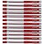 Caneta Esferográfica Uni Lakubo SG-100 Vermelha 1.0mm 12 Unidades - Imagem 1