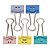 Prendedor Metálico Cis Blinder Clip Emoji  19mm PT C/24 - Imagem 2