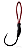 Anzol Maruri Chinu Stinger N 0.4 com 10 pcs - Imagem 1