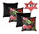 Kit 4 Almofadas Estampadas e Lisas (Cheias) - Imagem 1