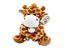 Pelúcia Girafa Girafinha 25cm - Imagem 3