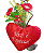 Pelúcia Coração Vermelho Você é Especial 16x18cm - Imagem 2