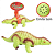 Dinossauro que emite som rugido 40cm - Imagem 1