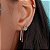 Brinco Gota Rainbow banho Ouro 18k - Imagem 2