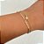 Pulseira Mini Medalhas banho Ouro 18k - Imagem 2