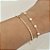 Pulseira de Pérolas banho Ouro 18k - Imagem 2